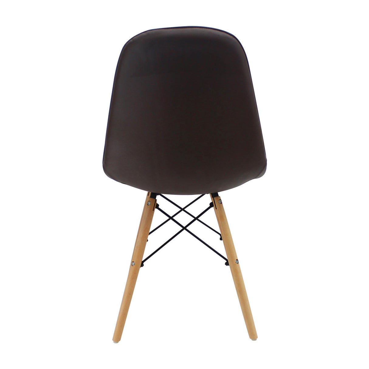 SILLA DKR BOTONES TIPO EAMES CAFÉ BOXBIT