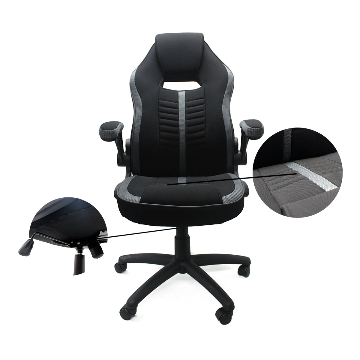 SILLA GAMER TOPGUN GRIS BOXBIT