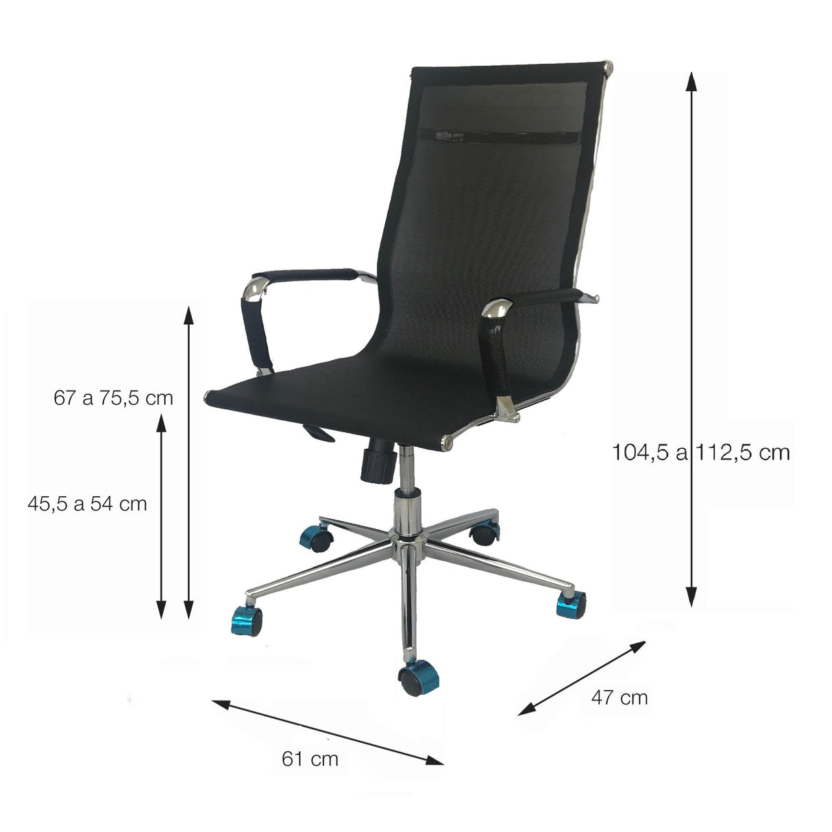 SILLA TELA OFICINA ALTA BOXBIT