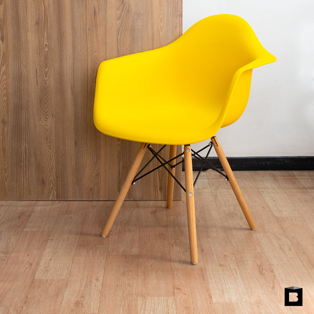 Silla DKR Con Brazos Amarilla BoxBit