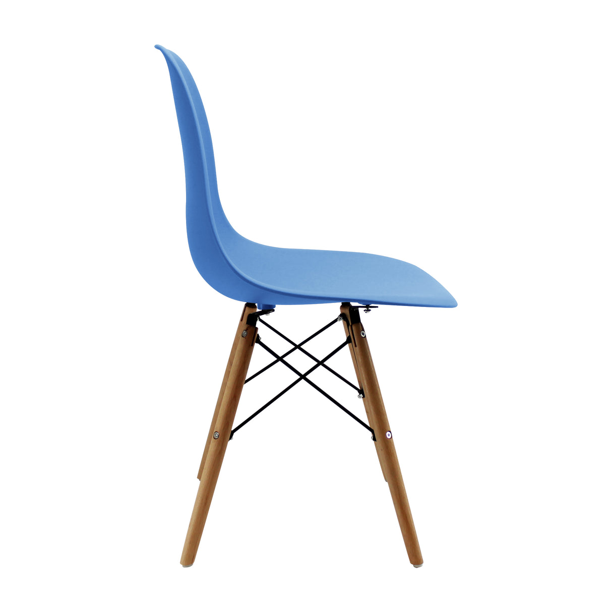 Set x 6 sillas DKR tipo Eames azul celeste Boxbit