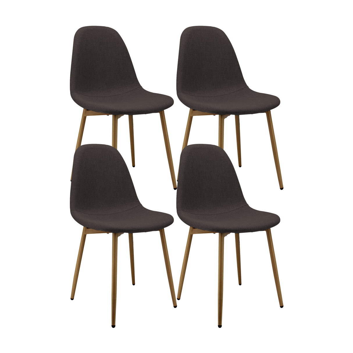 Set x4 Sillas CHARLA BM Café BoxBit