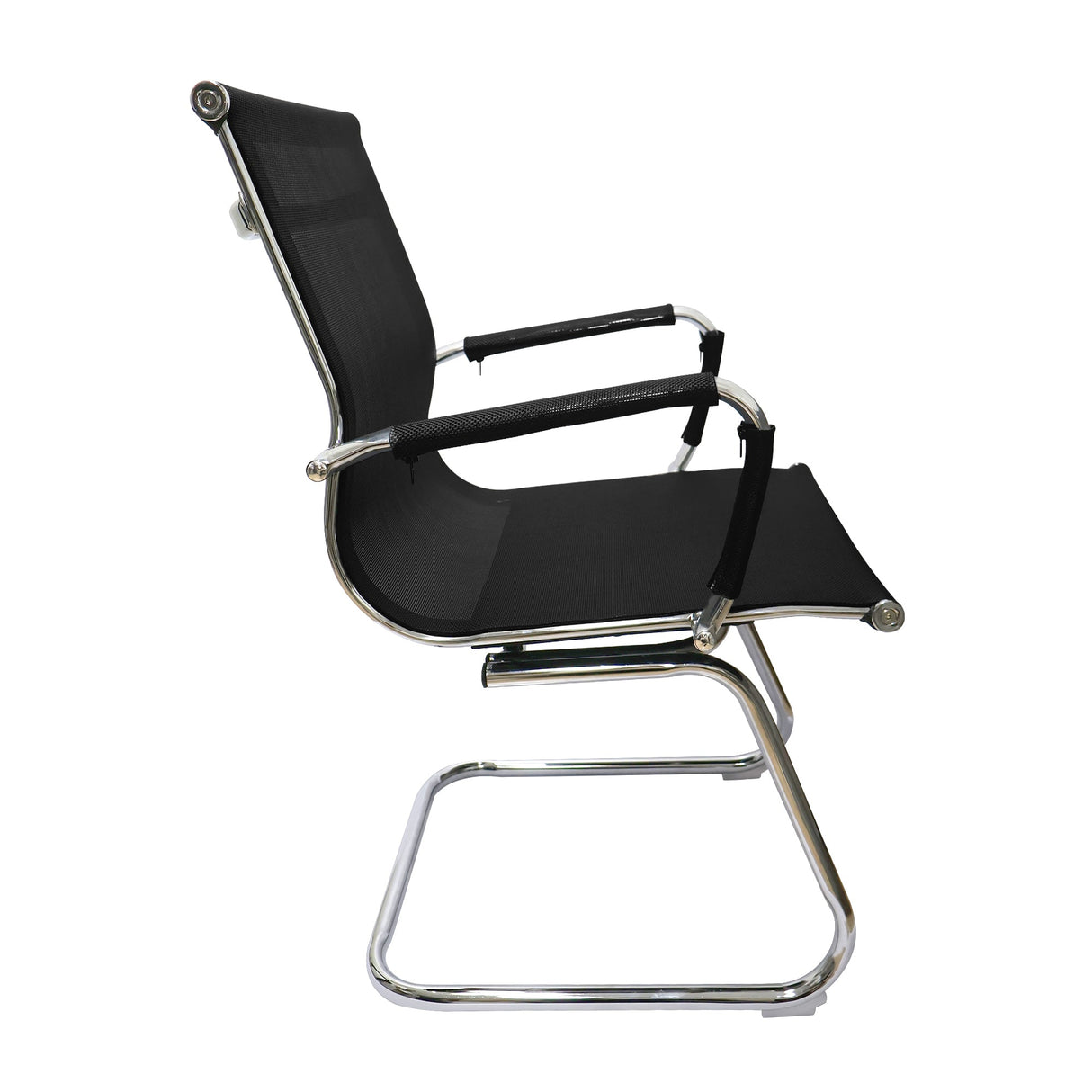 SILLA TELA FIJA NEGRA OFICINA BOXBIT