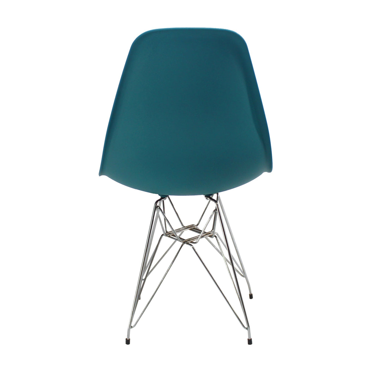 SILLA DKR METAL TIPO EAMES AZUL PETRÓLEO BOXBIT