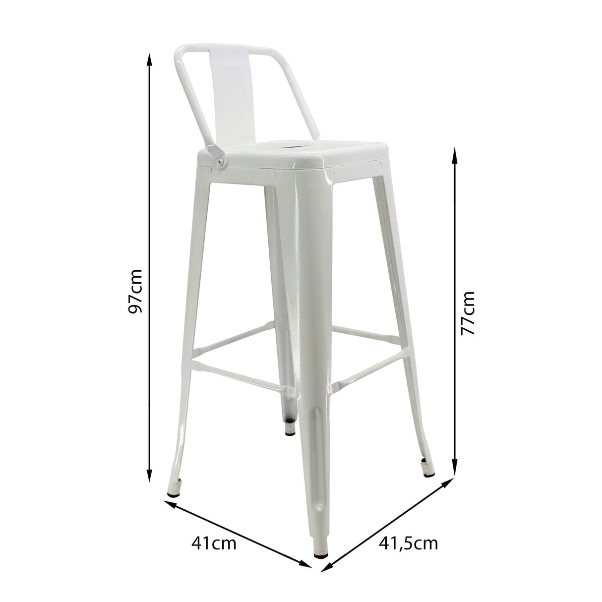 SET X 2 BUTACOS ALTOS TITAN TIPO TOLIX BLANCOS BOXBIT