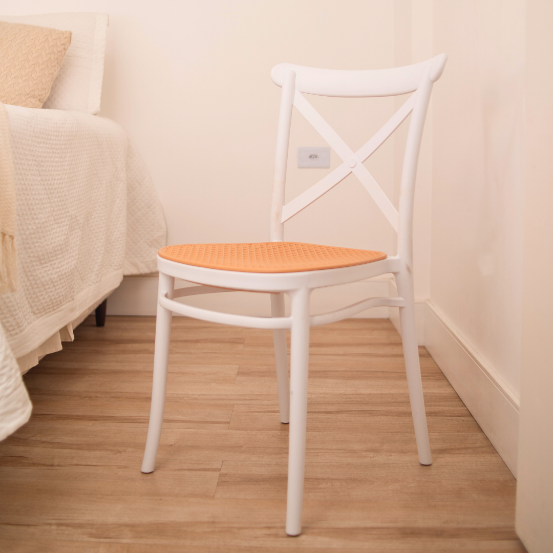 SET X 4 SILLAS PLATS BLANCA BOXBIT