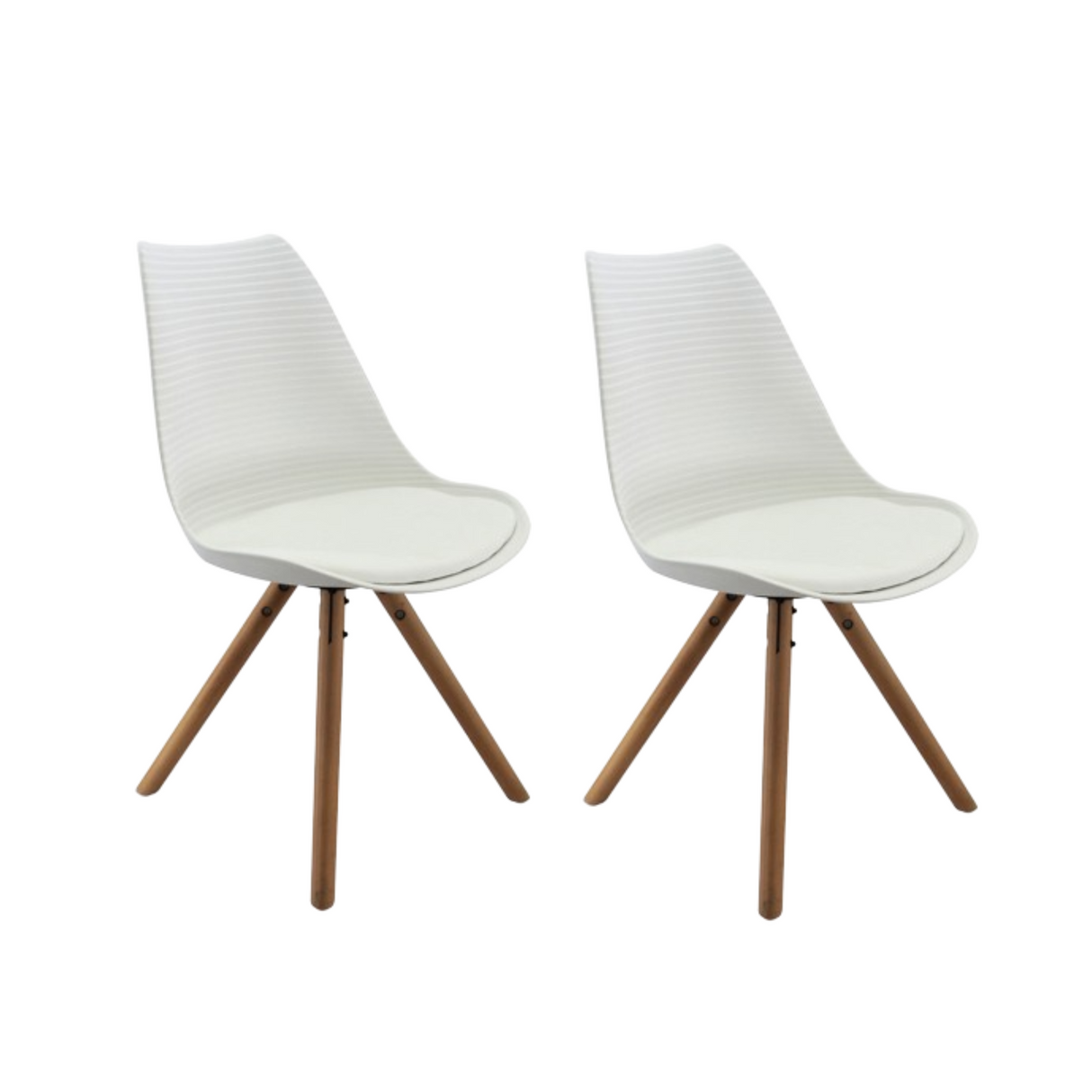 SET X 2 SILLAS ATLAS BLANCA BOXBIT