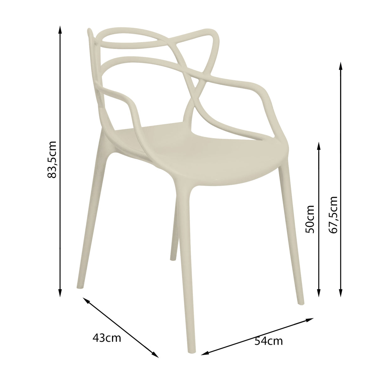 SILLA SOLNA BEIGE BOXBIT
