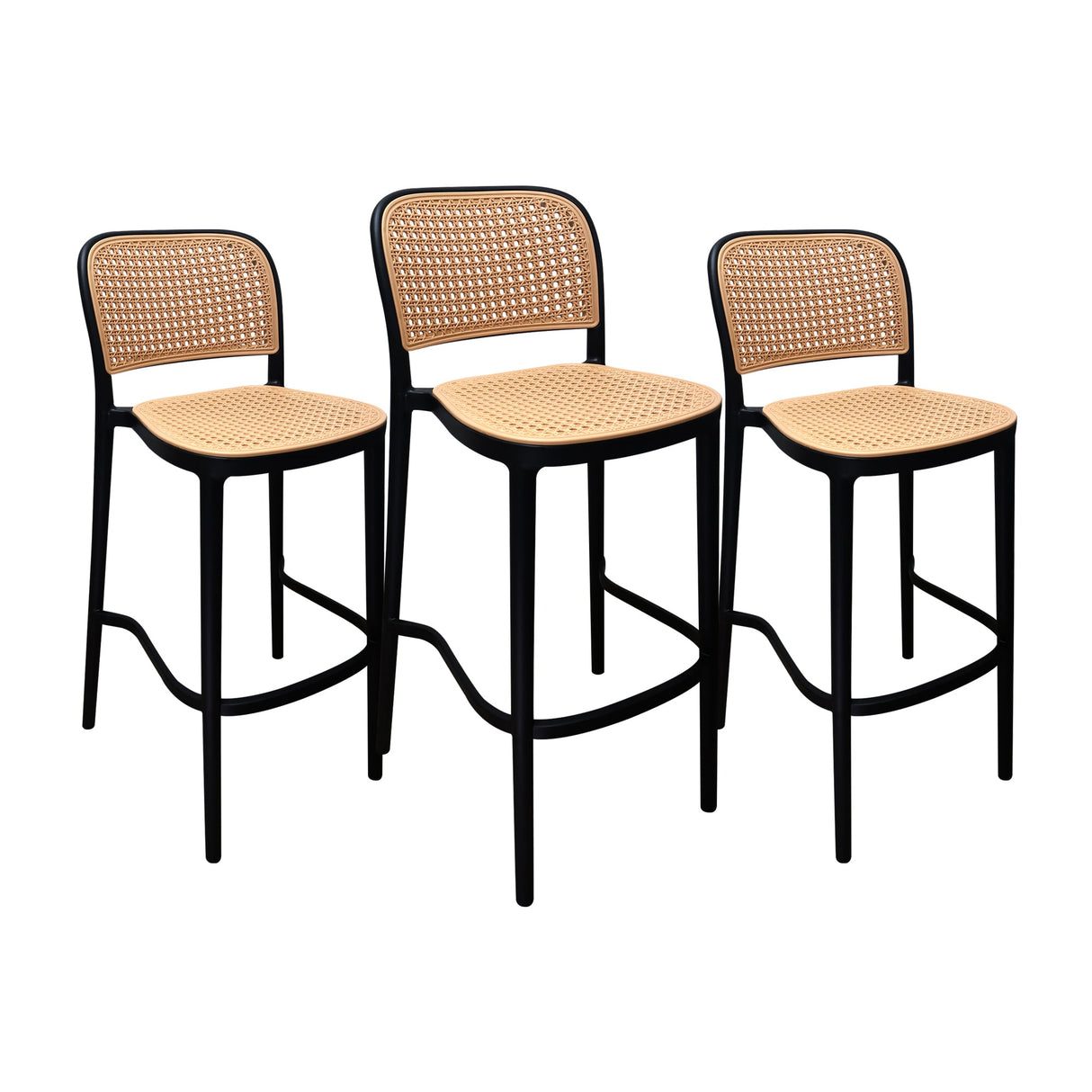 SET X 3 SILLAS AMIS BARRA NEGRA BOXBIT