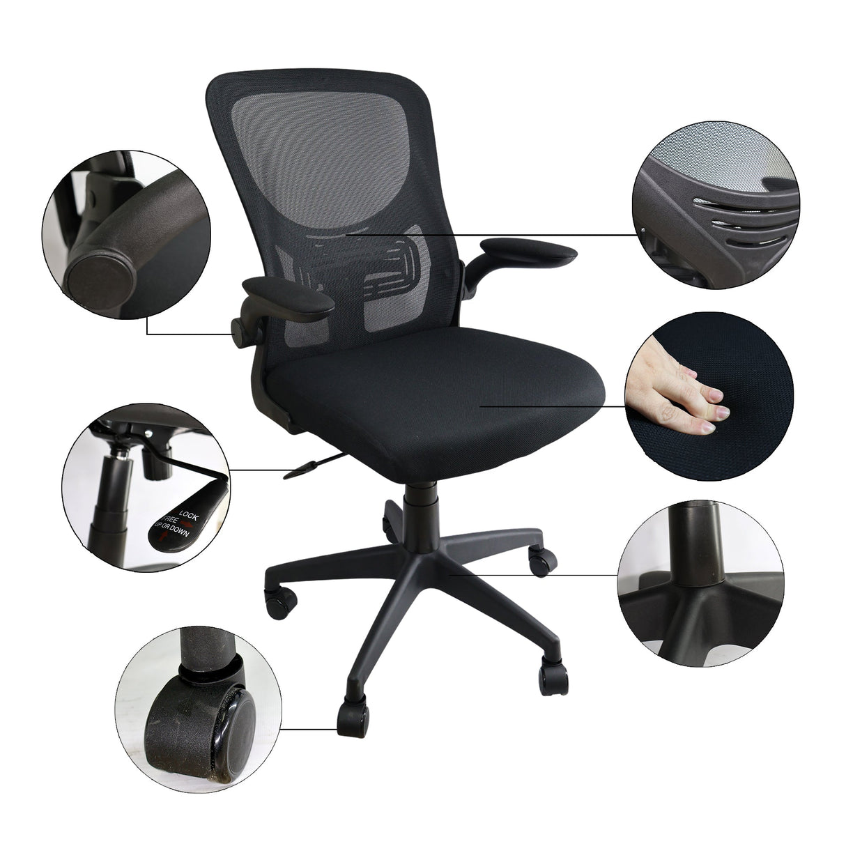 SILLA DE OFICINA BOGOTA BAJA