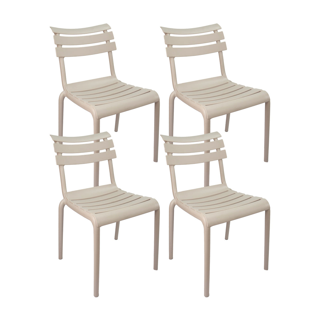 SET X 4 SILLA EXTERIOR VENECIA BEIGE BOXBIT