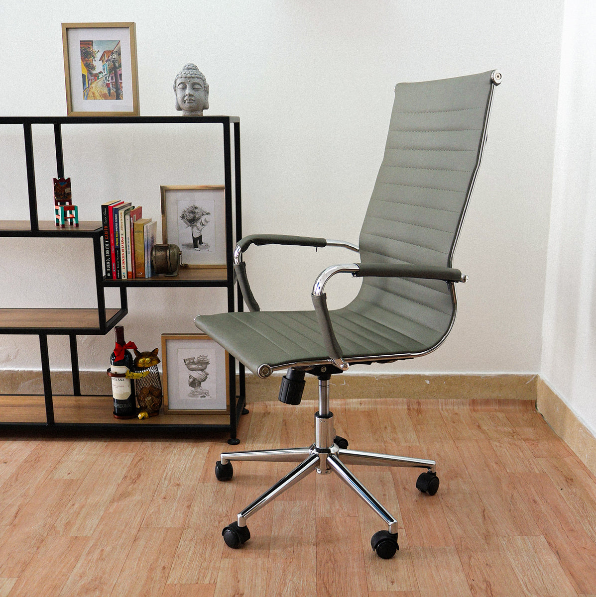 Silla de oficina ESTERILLA Alta Gris