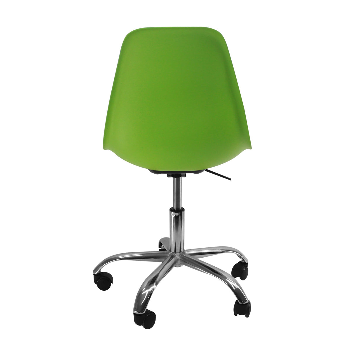 SILLA DKR CON RUEDAS TIPO EAMES VERDE BOXBIT
