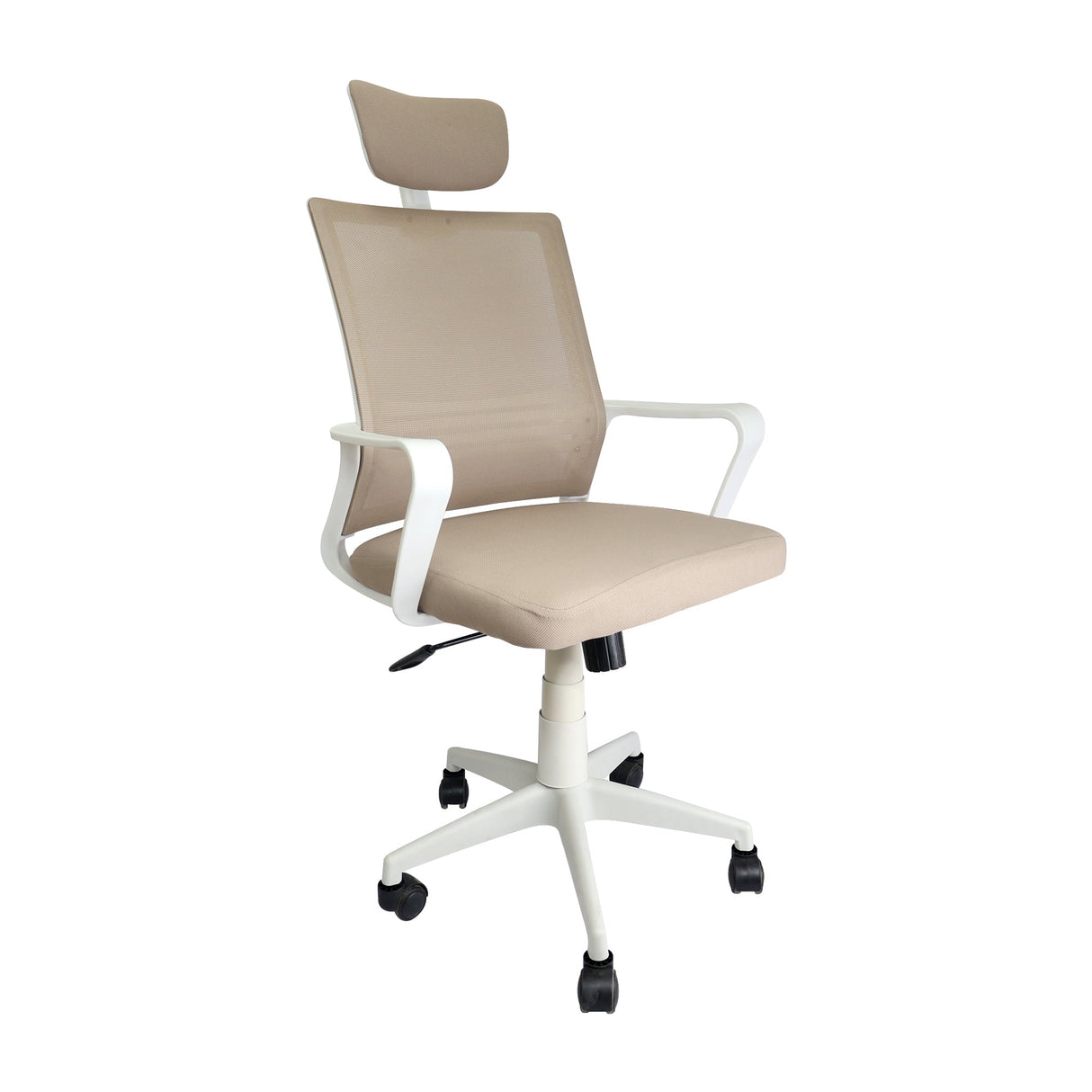 SILLA OFICINA LYON ALTA BEIGE BOXBIT