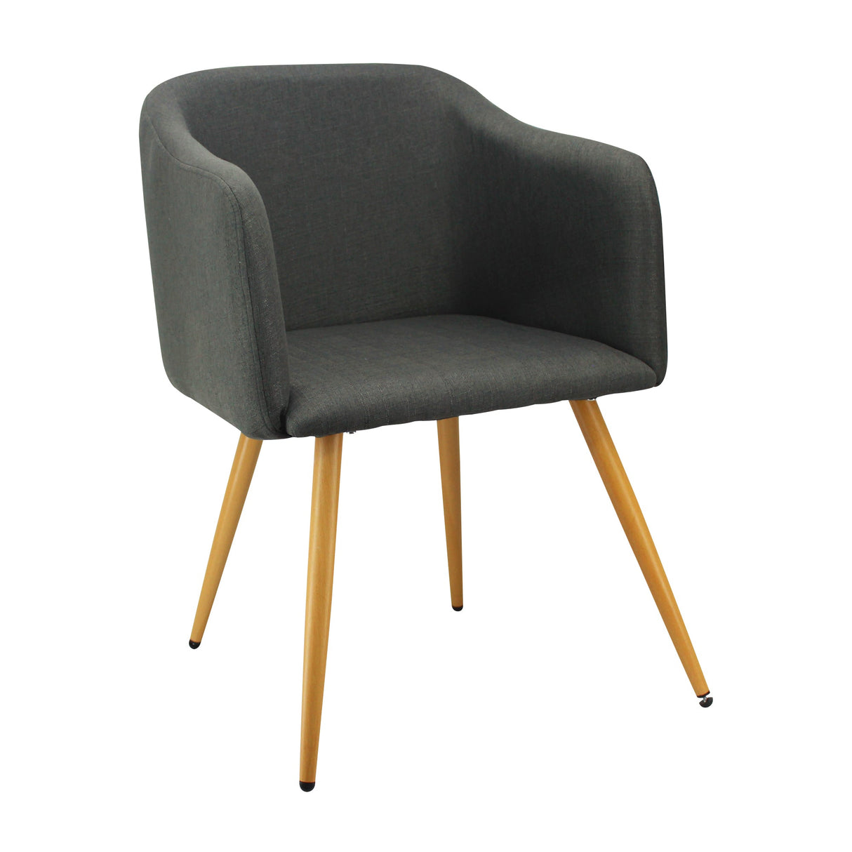 SILLA CHARLA BM CON BRAZOS GRAFITO BOXBIT