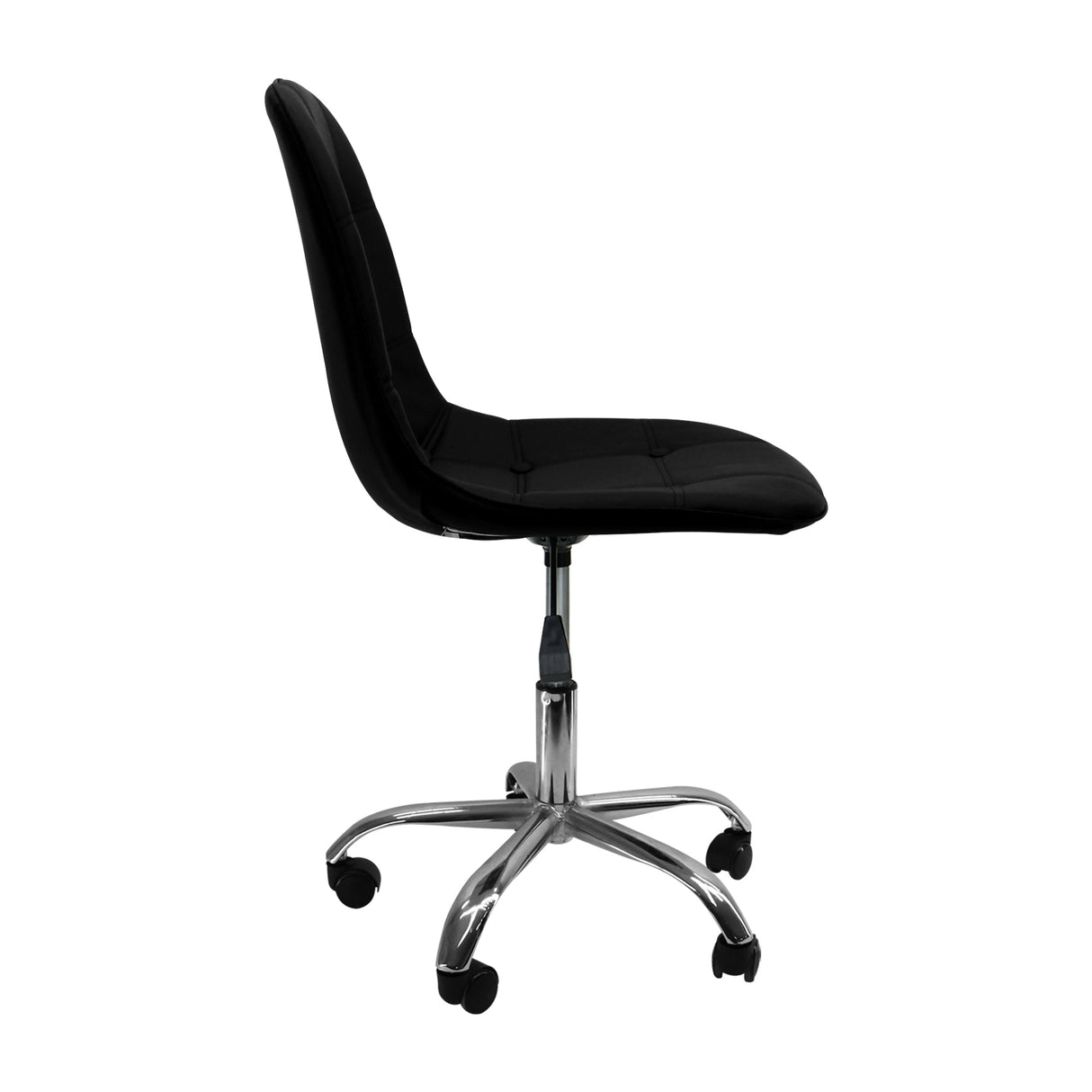 SILLA DKR BOTONES CON RUEDAS NEGRAS BOXBIT