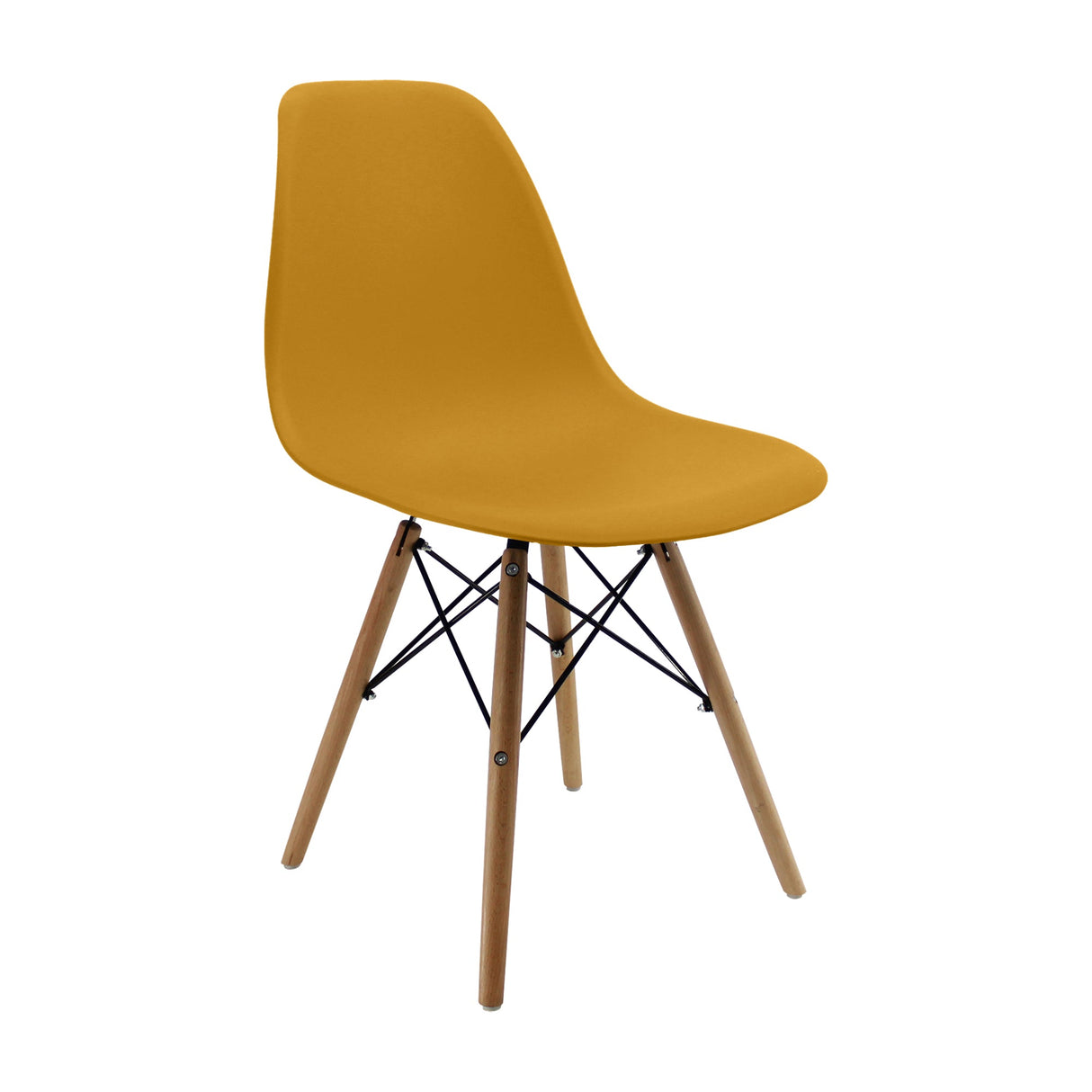 SET X 4 SILLAS DKR TIPO EAMES AZAFRÁN BOXBIT