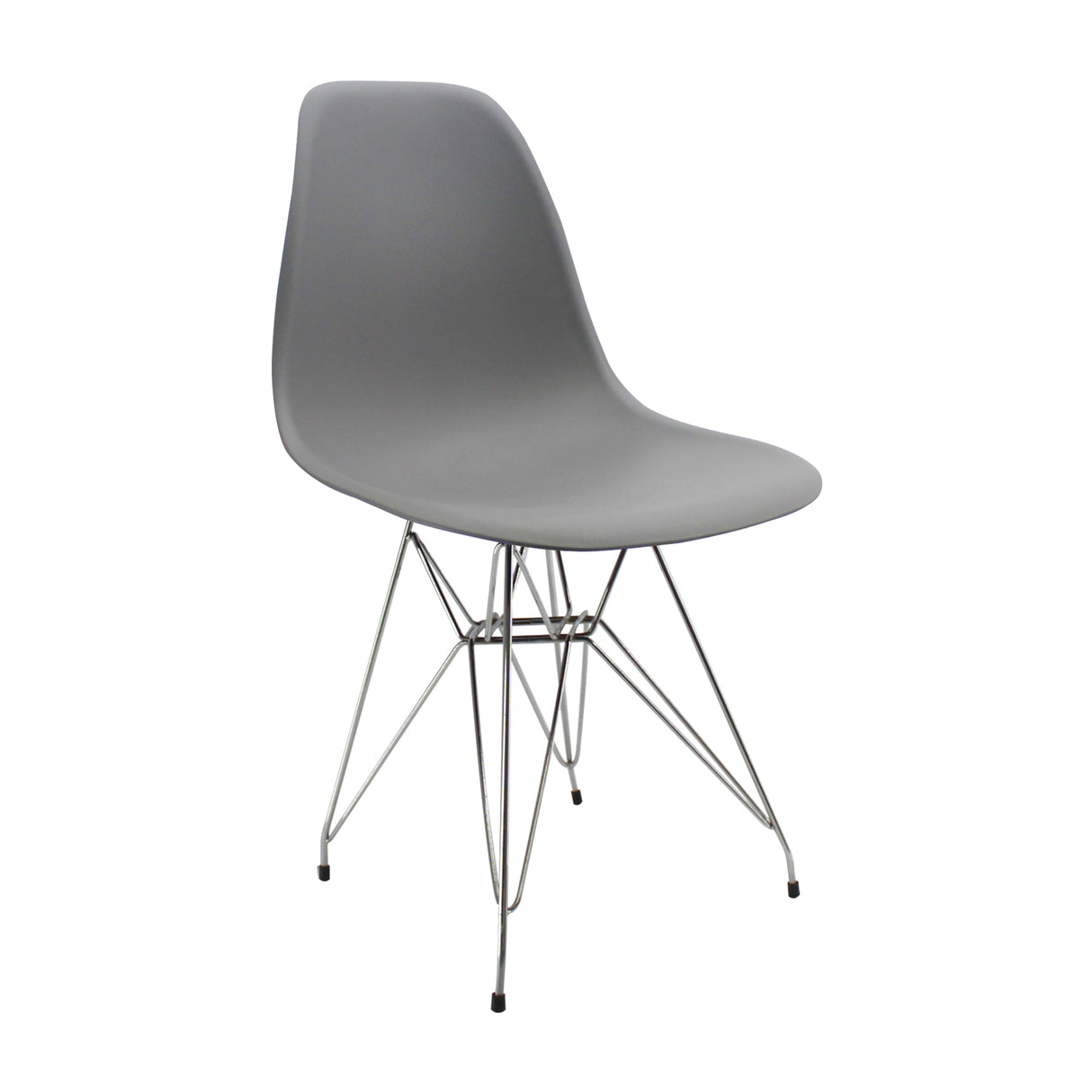 SILLA DKR METAL TIPO EAMES GRIS BOXBIT