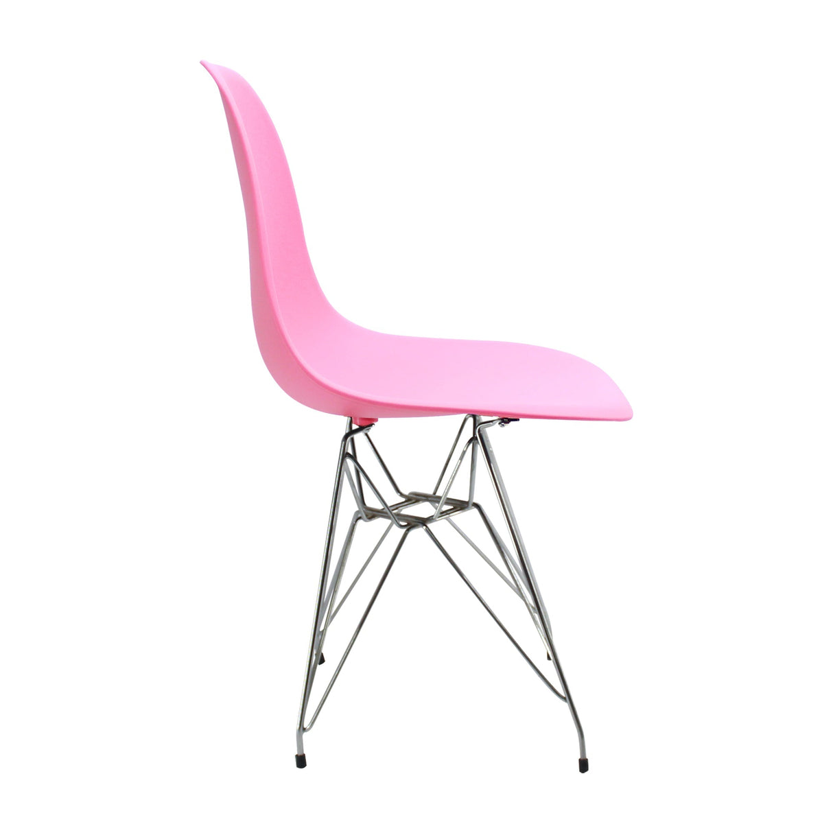 SILLA DKR METAL TIPO EAMES ROSADA BOXBIT