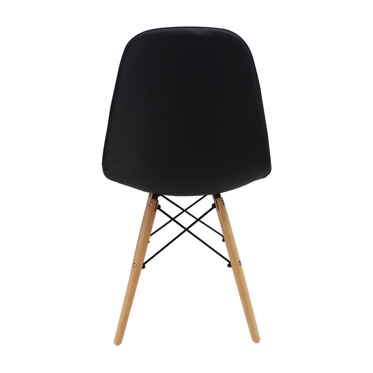 SILLA DKR BOTONES TIPO EAMES NEGRA BOXBIT