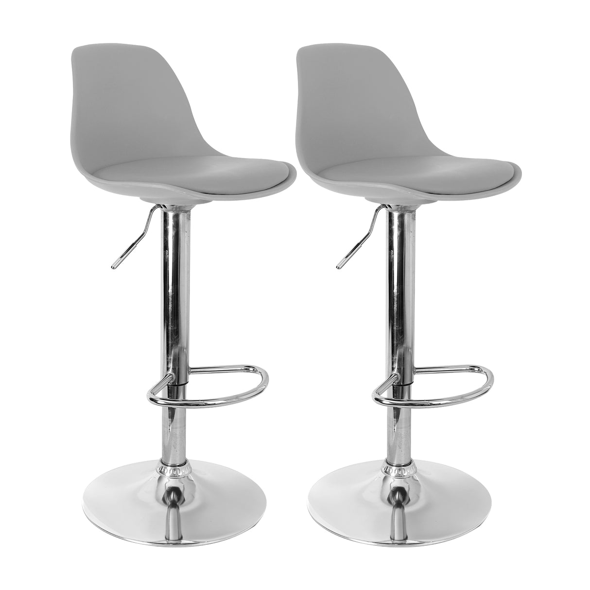 SET X 2 SILLAS JULY BAR GRIS BOXBIT