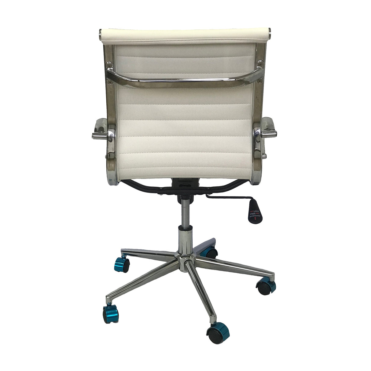 SILLA ESTERILLA OFICINA BAJA BLANCA BOXBIT