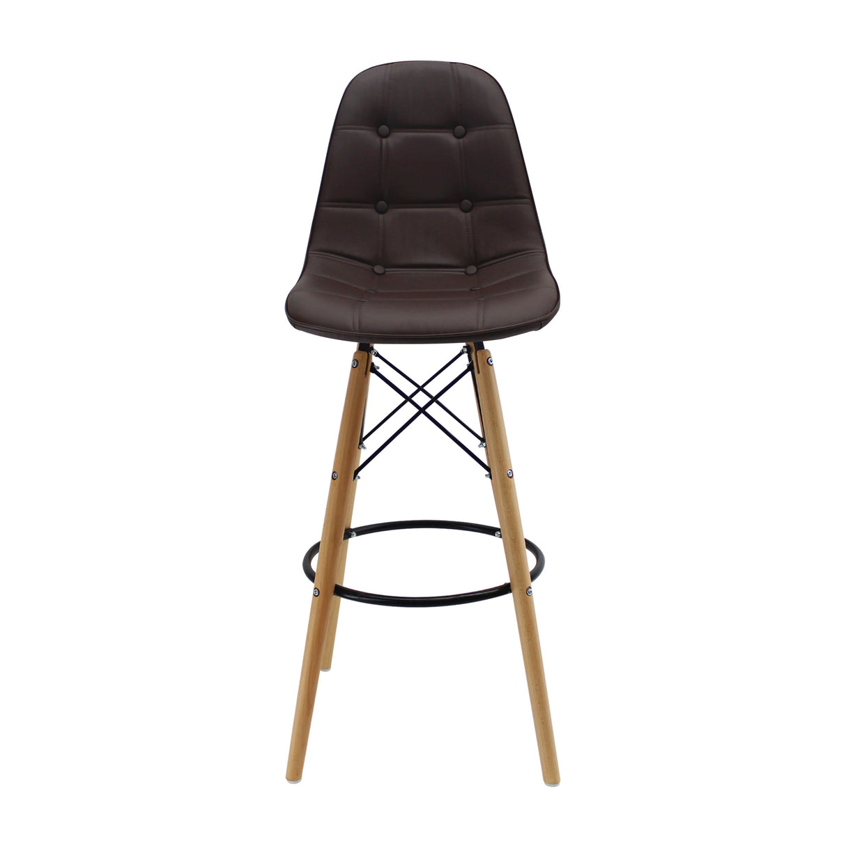 SILLA DKR BOTONES BAR TIPO EAMES CAFE BOXBIT