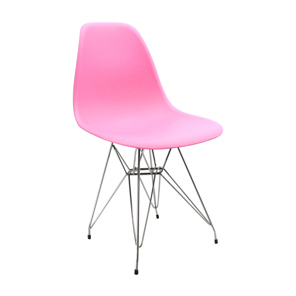 SILLA DKR METAL TIPO EAMES ROSADA BOXBIT