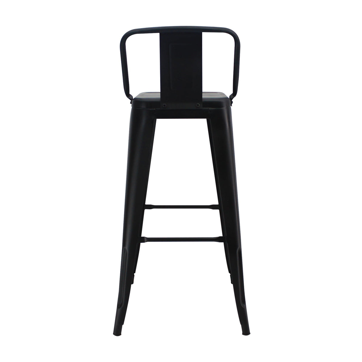 Set x 2 Butacos Bar Altos TITAN Tipo Tolix Negro BoxBit