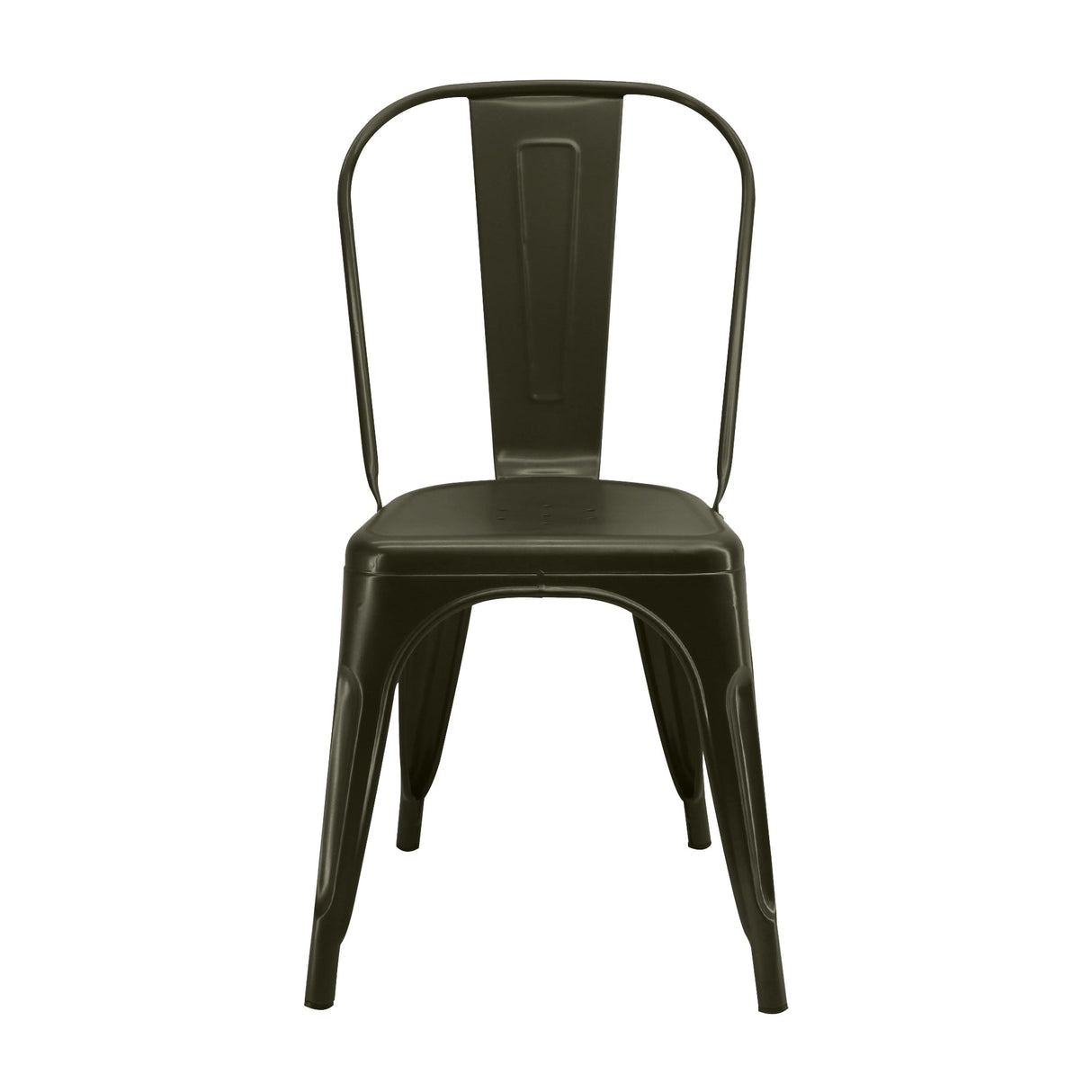 Silla TITAN Tipo Tolix VERDE MILITAR BoxBit