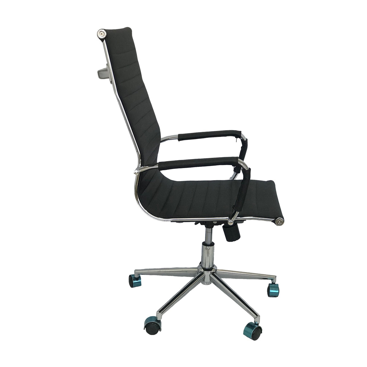 SILLA ESTERILLA OFICINA ALTA NEGRA BOXBIT