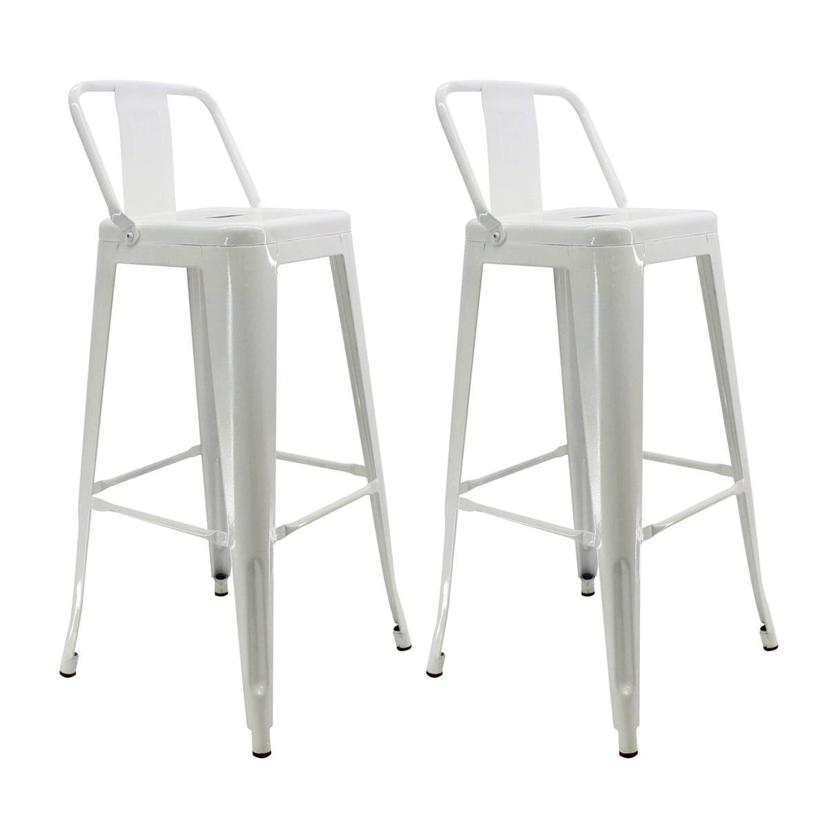 SET X 2 BUTACOS ALTOS TITAN TIPO TOLIX BLANCOS BOXBIT