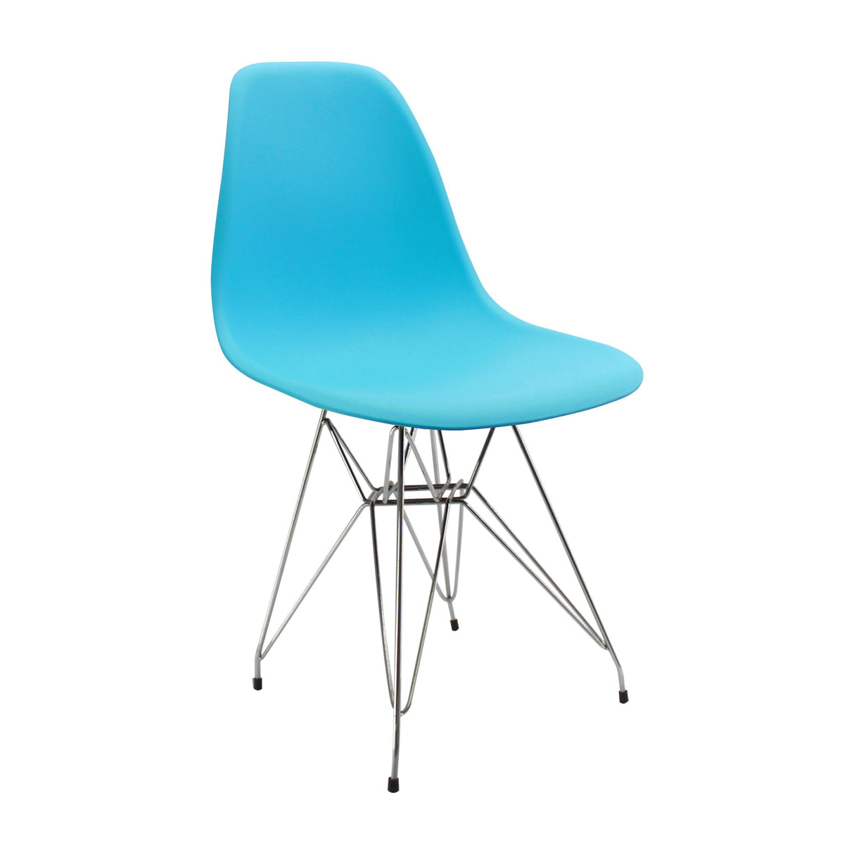 SILLA DKR METAL TIPO EAMES AZUL BOXBIT