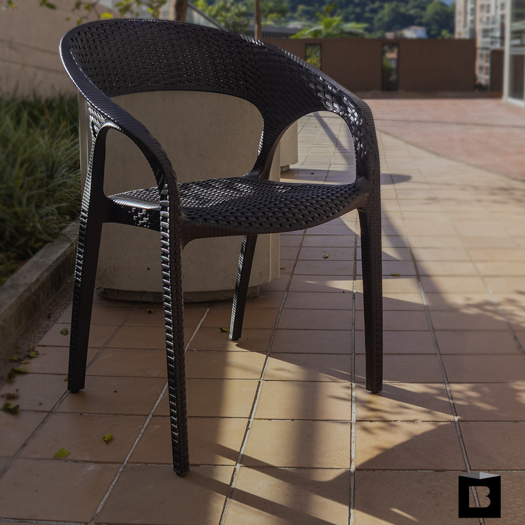 SILLA EXTERIOR RATAN CURVE CAFÉ BOXBIT