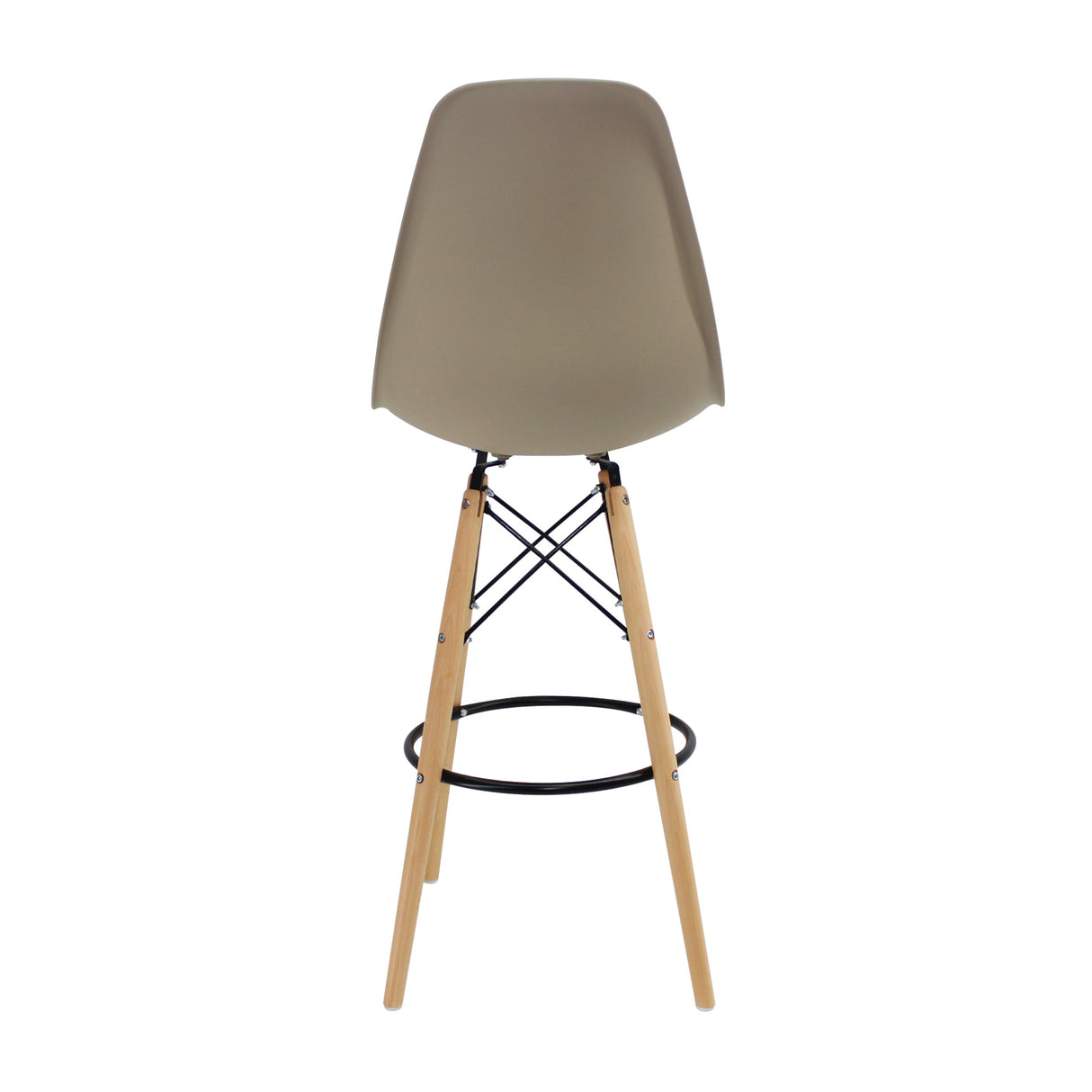 SET X 2 BUTACOS DKR BAR TIPO EAMES BEIGE BOXBIT