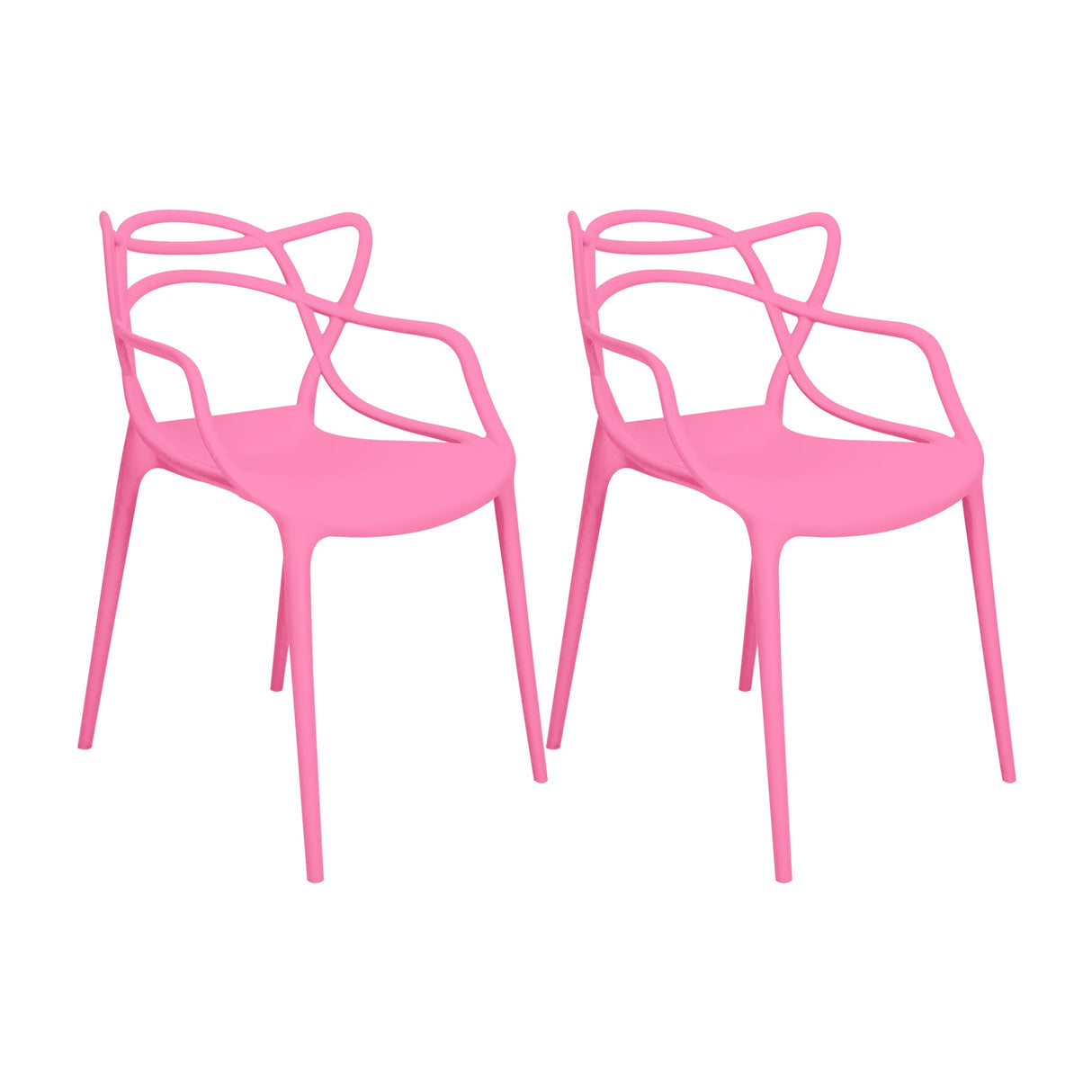 SET X 2 SILLAS SOLNA ROSADO BOXBIT