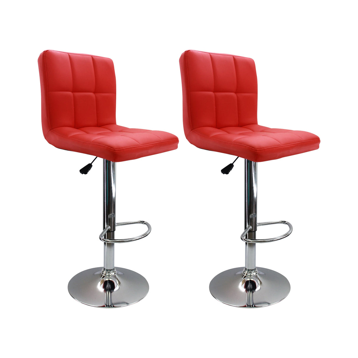 SET X 2 SILLAS CONFORT BAR ROJAS BOXBIT