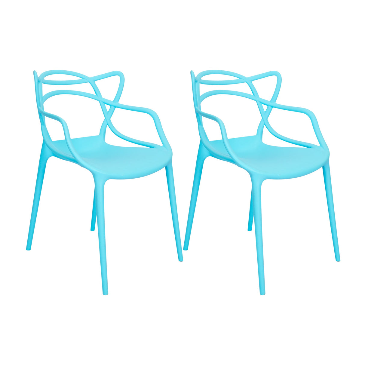 SET X 2 SILLAS SOLNA AZUL BOXBIT