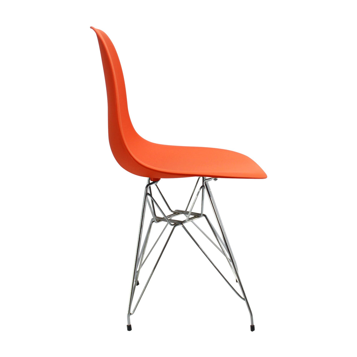 SILLA DKR METAL TIPO EAMES NARANJA BOXBIT