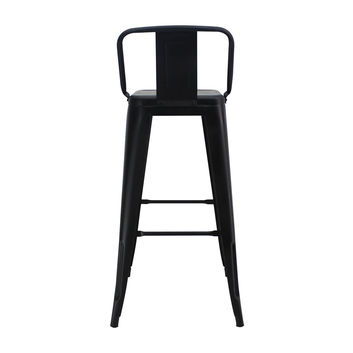 Set x 3 Butacos Bar Altos TITAN Tipo Tolix Negros BoxBit