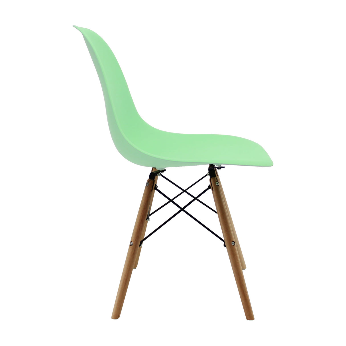 SET X 4 SILLAS DKR TIPO EAMES VERDE CLARO BOXBIT