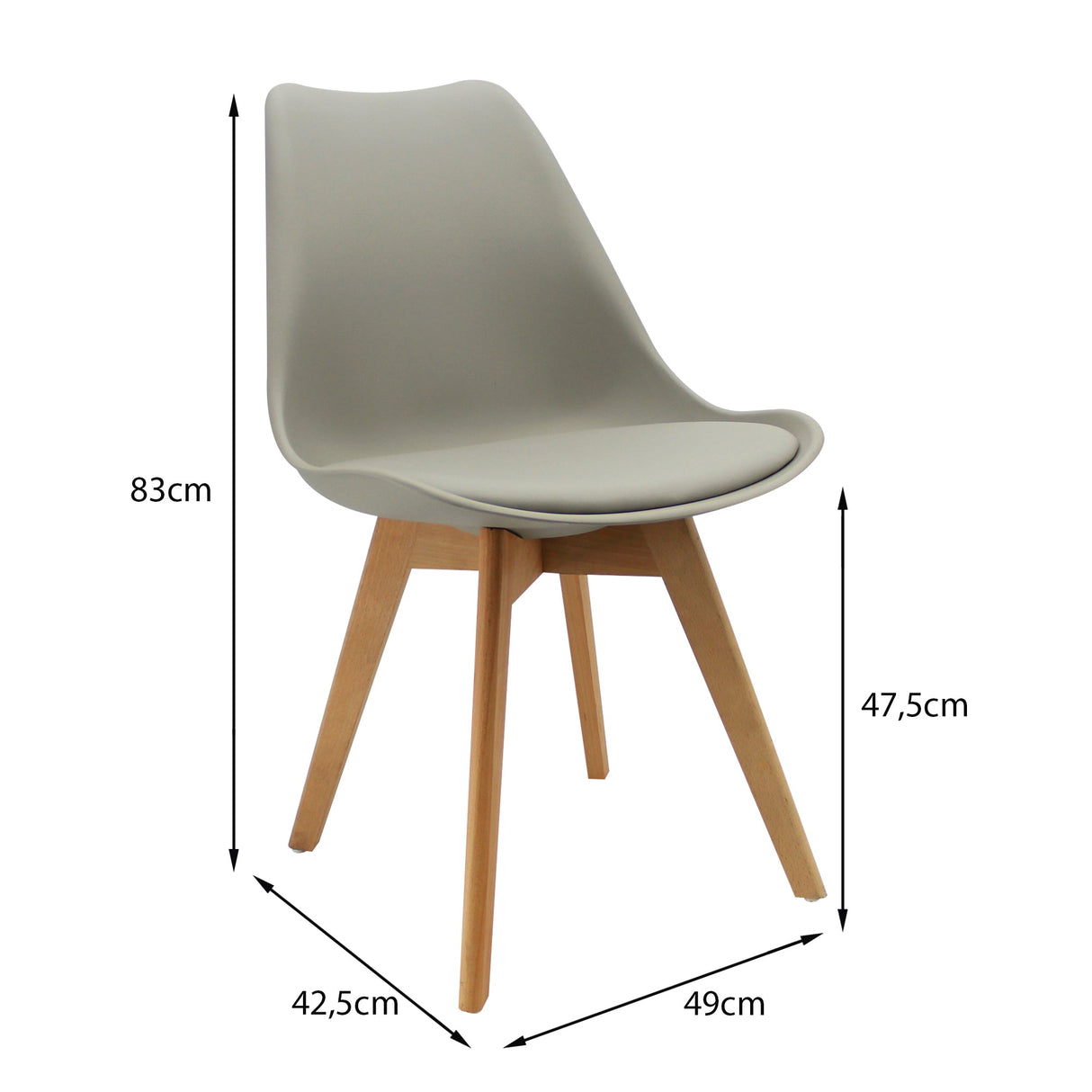 SILLA JOLY GRIS BOXBIT
