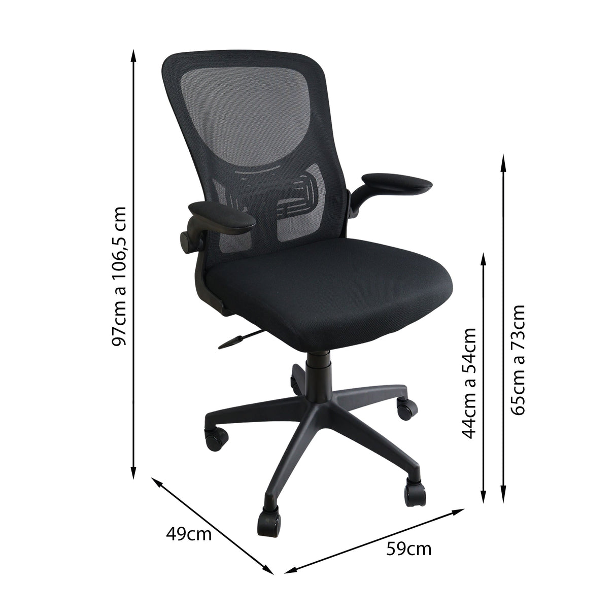 SILLA DE OFICINA BOGOTA BAJA