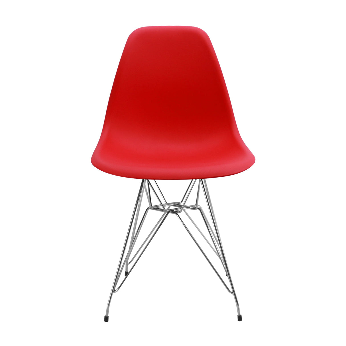 SILLA DKR METAL TIPO EAMES ROJA BOXBIT