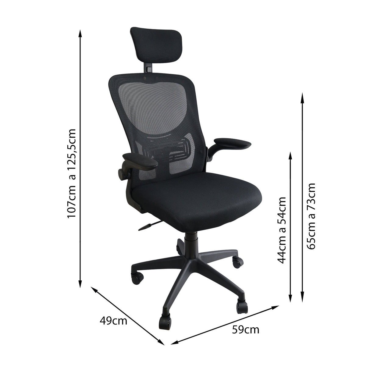 SILLA DE OFICINA BOGOTA ALTA