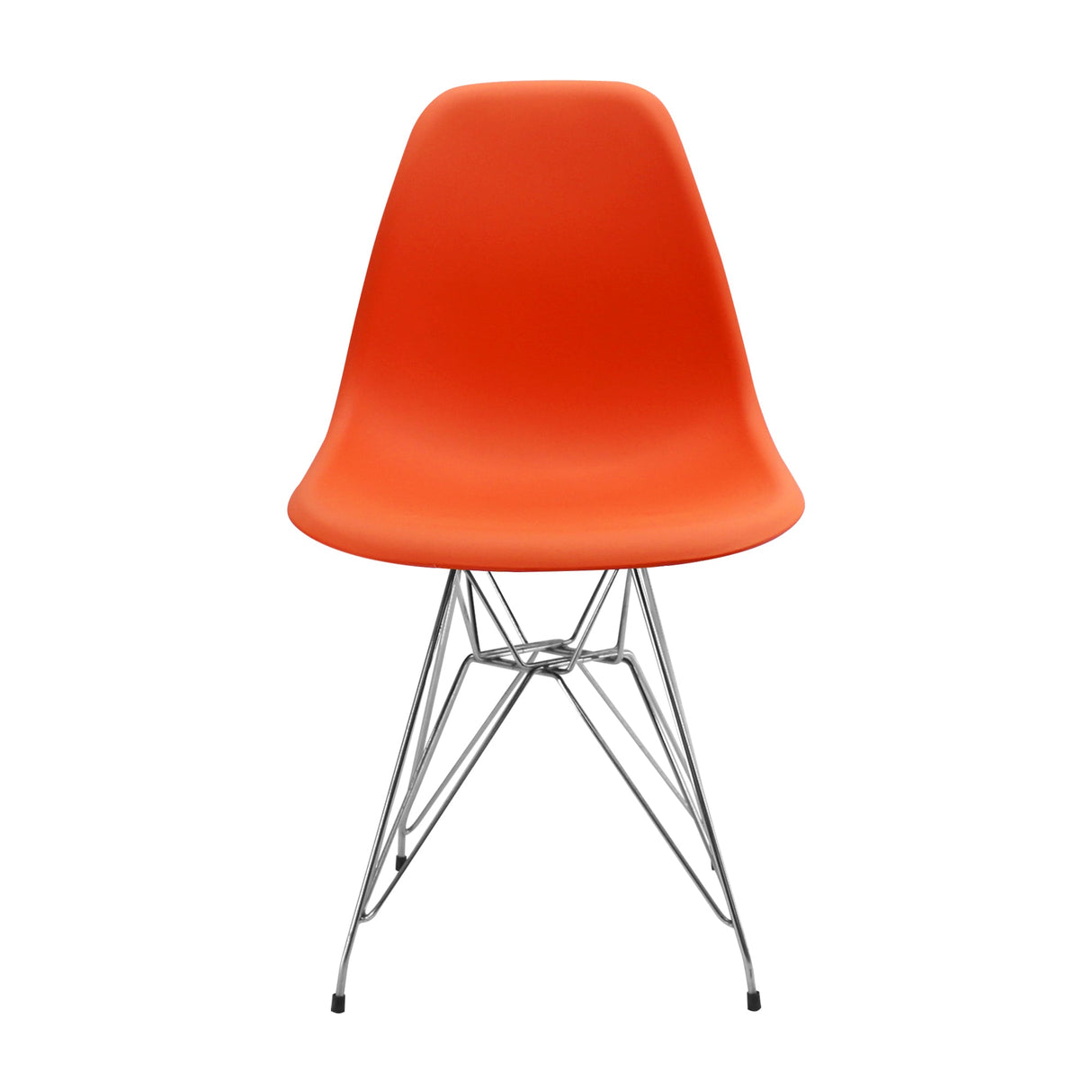 SILLA DKR METAL TIPO EAMES NARANJA BOXBIT