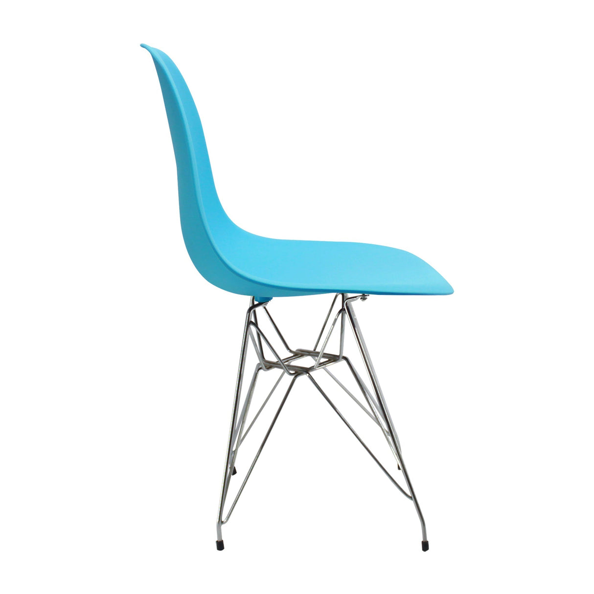 SILLA DKR METAL TIPO EAMES AZUL BOXBIT