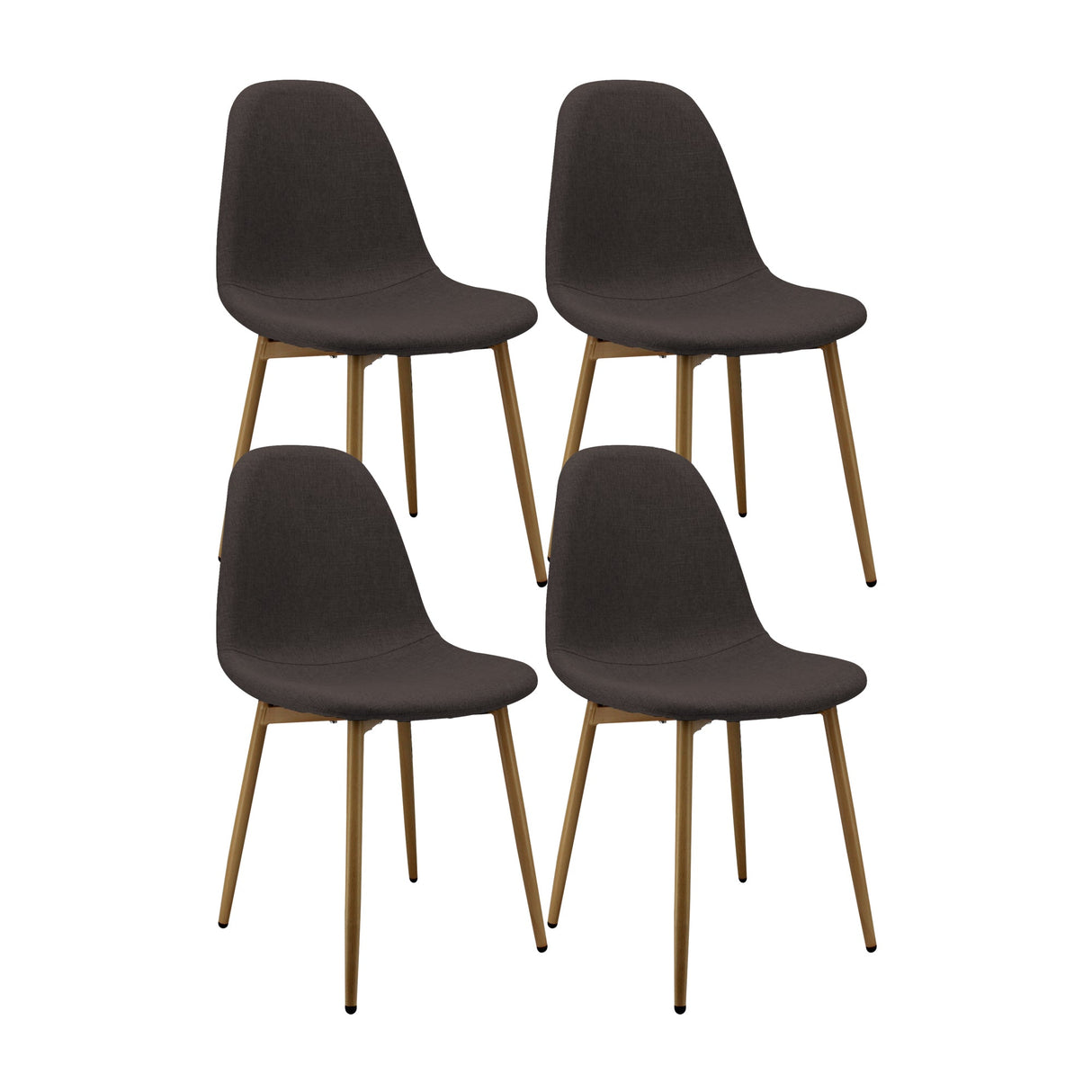 Set x4 Sillas CHARLA BM Café BoxBit