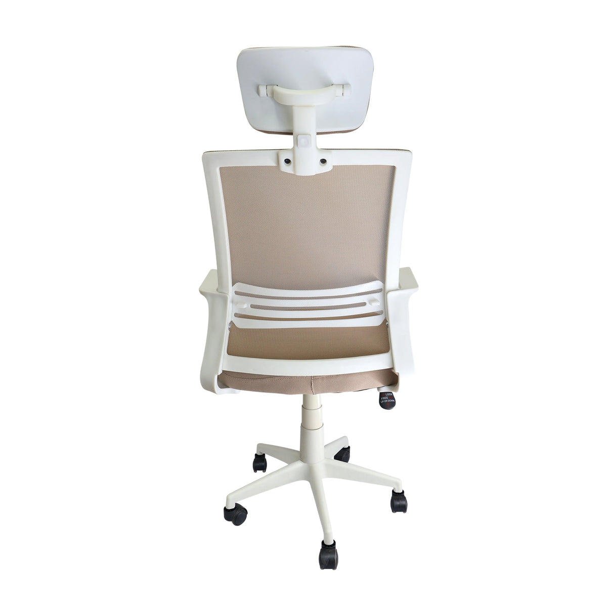 SILLA OFICINA LYON ALTA BEIGE BOXBIT