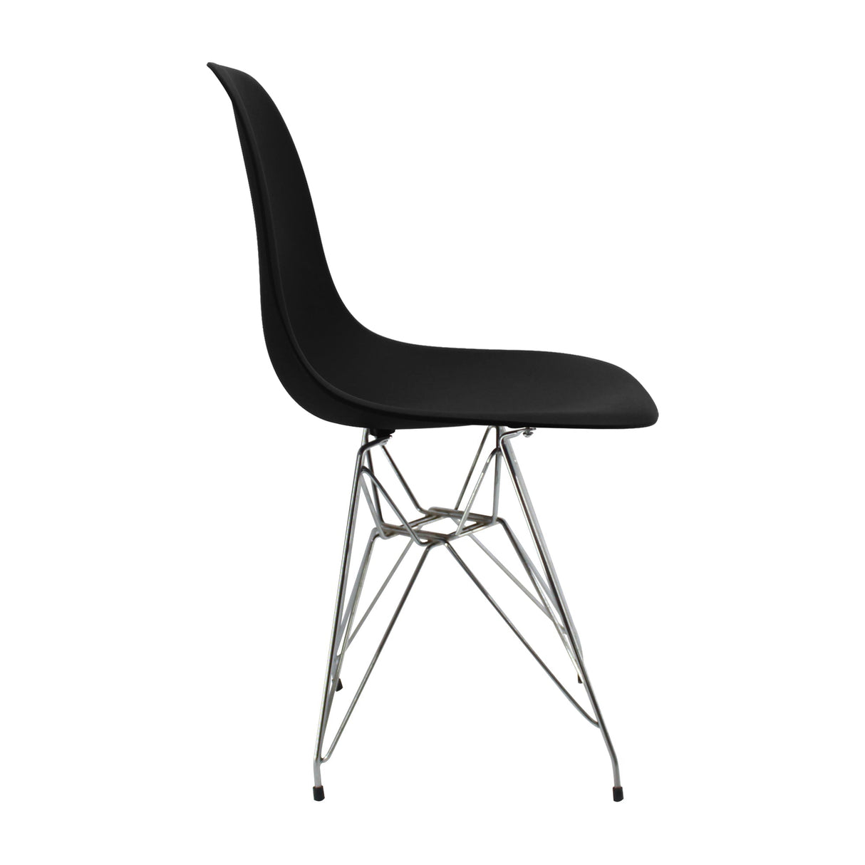 SILLA DKR METAL TIPO EAMES NEGRA BOXBIT